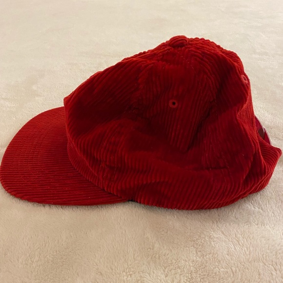 Supreme red corduroy camp cap - Picture 4 of 6